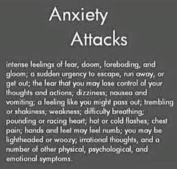 About Anxiety attacks

Credits to: Creator from Pinterest